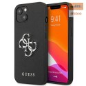 GUESS IPHONE 13 MINI SAFFIANO METAL LOGO GUHCP13SSA4GSBK CZARNY/BLACK