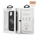 GUESS IPHONE 13 MINI SAFFIANO METAL LOGO GUHCP13SSA4GSBK CZARNY/BLACK