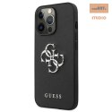 GUESS IPHONE 13 PRO SAFFIANO METAL LOGO GUHCP13LSA4GSBK CZARNY/BLACK