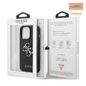 GUESS IPHONE 13 PRO SAFFIANO METAL LOGO GUHCP13LSA4GSBK CZARNY/BLACK