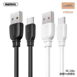 KABEL REMAX SUJI PRO TYPE-C RC-138a 2.4A 1M BLACK