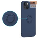 Etui Silicon Ring do Samsung S22 niebieski