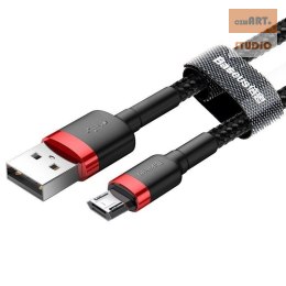 KABEL BASEUS CAFULE USB/MICRO USB 2.4A 1M RED/BLACK