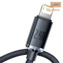 KABEL BASEUS CRYSTAL SHINE USB/LIGHTNING 2.4A 1.2M BLACK