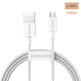 KABEL BASEUS SUPERIOR USB/MICRO USB 2A 1M BIAŁY/WHITE