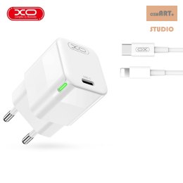 XO ŁAD SIEC CE06 PD 30W BIAŁA + KABEL USB-C/Lightning