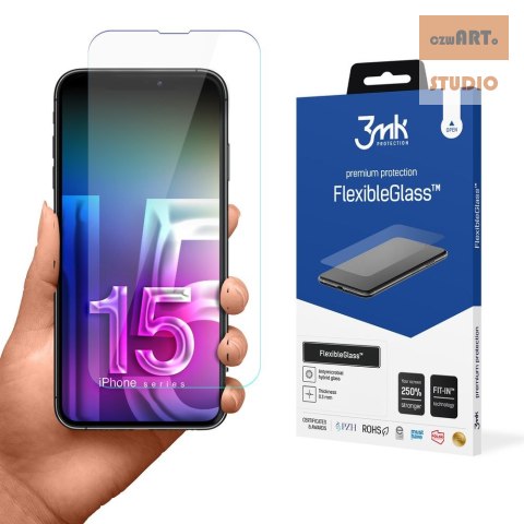 3MK Flexible Glass iPhone 15 3MK Flexible Glass iPhone 15