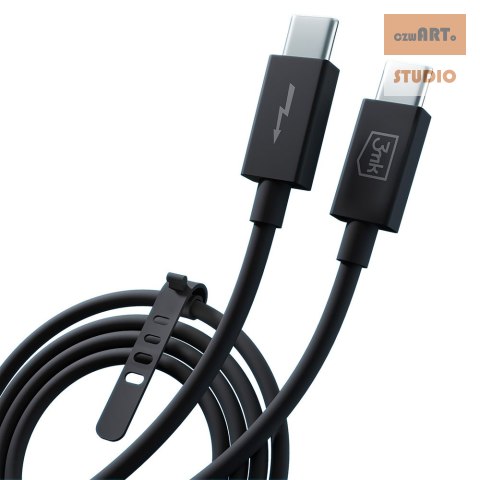 3MK KABEL HYPER THUNDERBOLT 240W Czarny 3MK KABEL HYPER THUNDERBOLT 240W Czarny