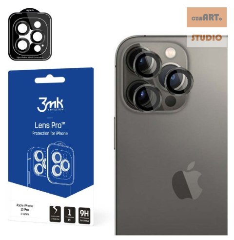 3MK LENS PROTECTION PRO IPHONE 15 PRO GRAPHITE