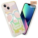 ETUI SKULL IPHONE 12 / 12 PRO, HOLO WHITE / BIAŁY