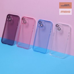 Etui Slim Color do Samsung A12 / M12 śliwkowy