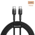 KABEL BASEUS CAFULE PD 60W TYPE-C/C QC 3.0 1M GREY/BLACK