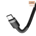 KABEL BASEUS CAFULE PD 60W TYPE-C/C QC 3.0 1M GREY/BLACK