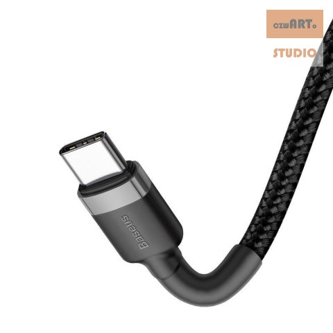 KABEL BASEUS CAFULE PD 60W TYPE-C/C QC 3.0 1M GREY/BLACK KABEL BASEUS CAFULE PD 60W TYPE-C/C QC 3.0 1M GREY/BLACK