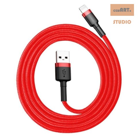 KABEL BASEUS CAFULE USB/LIGHTNING 2.4A 1M RED