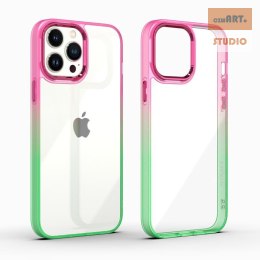 MX RAINBOW IPHONE 12 / 12 PRO (6.1) RED-GREEN / CZERWONO-ZIELONY