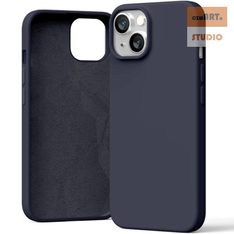 MERCURY SILICONE CASE IPHONE 15 (6.1), NAVY / GRANATOWY