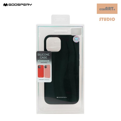 MERCURY SILICONE CASE IPHONE 15 PRO (6.1), BLACK / CZARNY MERCURY SILICONE CASE IPHONE 15 PRO (6.1), BLACK / CZARNY