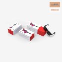XO OKULARY PRZECIWSŁONECZNE BT E6 UV400 CZARNO-CZERWONE