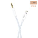 XO kabel audio NB-R211A Lightning/Jack 1m biało-niebieski
