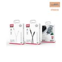 XO kabel audio NB-R211A Lightning/Jack 1m biało-niebieski