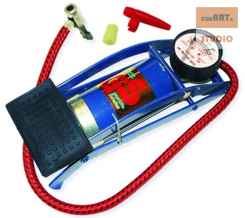 POMPKA NOŻNA Z MANOMETREM 1 CYLINDER POMPKA NOŻNA Z MANOMETREM 1 CYLINDER
