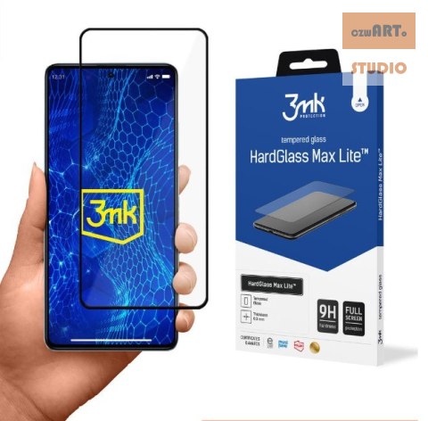 3MK HARDGLASS MAX LITE REDMI NOTE 12 PRO /12 PRO+