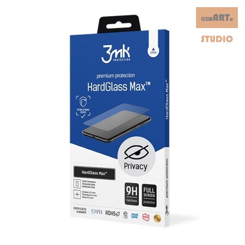 3MK HARDGLASS MAX PRIVACY IP 13 PRO MAX/ 14 PLUS