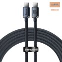 KABEL BASEUS CRYSTAL SHINE USB-C/USB-C 100W 1.2M BLACK
