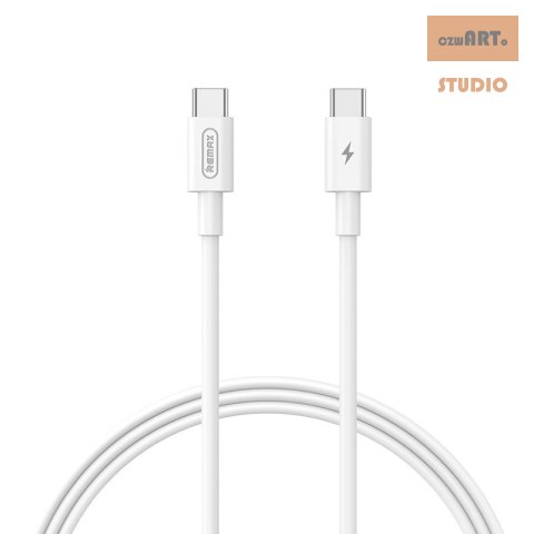 KABEL REMAX MARLIK SERIES 65W PD RC-191 USB-C/USB-C WHITE