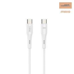 KABEL T-PHOX GENTLE USB-C/USB-C 60W 1M WHITE