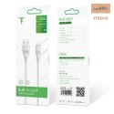 KABEL T-PHOX X-LITE LIGHTNING WHITE 1M 3A