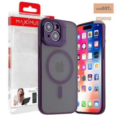 MX KICKSTAND MAGSAFE IPHONE 14 PLUS 6.7 PURPLE / FIOLETOWY MX KICKSTAND MAGSAFE IPHONE 14 PLUS 6.7 PURPLE / FIOLETOWY