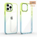 MX RAINBOW IPHONE 15 PRO MAX (6.7) LIME-BLUE / ZIELONO-NIEBIESKI