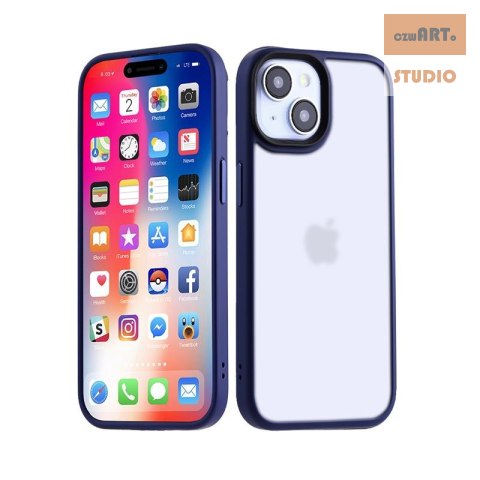 MX RIBBED CAM IPHONE 13 PRO DARK BLUE / GRANATOWY