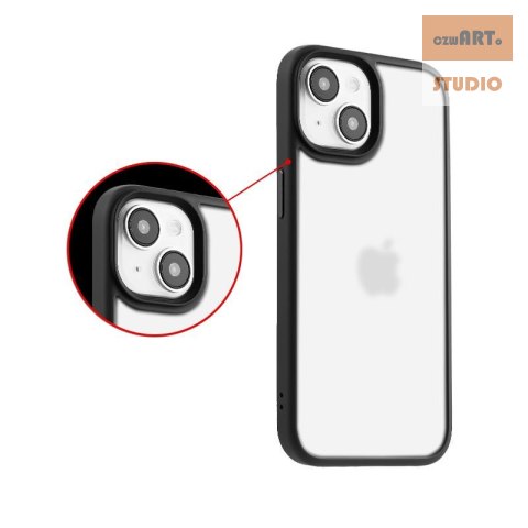 MX RIBBED CAM IPHONE 13 PRO MAX BLACK / CZARNY MX RIBBED CAM IPHONE 13 PRO MAX BLACK / CZARNY