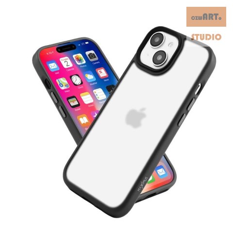 MX RIBBED CAM IPHONE 15 PLUS (6.7) BLACK / CZARNY MX RIBBED CAM IPHONE 15 PLUS (6.7) BLACK / CZARNY