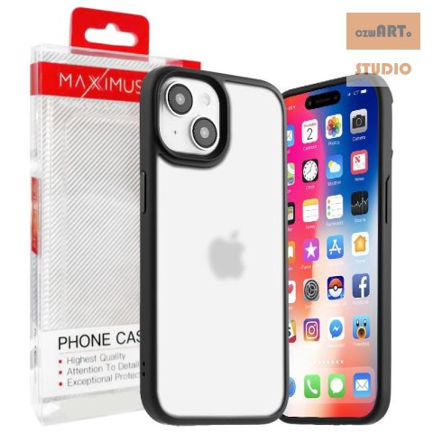 MX RIBBED CAM IPHONE 15 PLUS (6.7) BLACK / CZARNY MX RIBBED CAM IPHONE 15 PLUS (6.7) BLACK / CZARNY