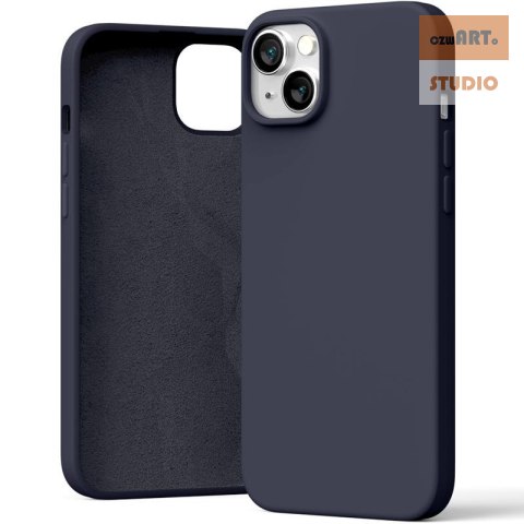 MERCURY SILICONE CASE IPHONE 15 PLUS (6.7), NAVY / GRANATOWY