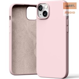 MERCURY SILICONE CASE IPHONE 15 PLUS (6.7), PINK SAND / PUDROWY RÓŻ