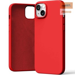 MERCURY SILICONE CASE IPHONE 15 PLUS (6.7), RED / CZERWONY