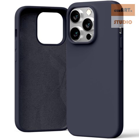 MERCURY SILICONE CASE IPHONE 15 PRO (6.1), NAVY / GRANATOWY