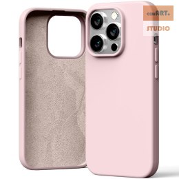 MERCURY SILICONE CASE IPHONE 15 PRO (6.1), PINK SAND / PUDROWY RÓŻ