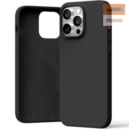 MERCURY SILICONE CASE IPHONE 15 PRO MAX (6.7), BLACK / CZARNY