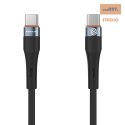 NILLKIN DATA CABLE FLOWSPEED SILICON TYPE C-TYPE C PD 60W, BLACK / CZARNY