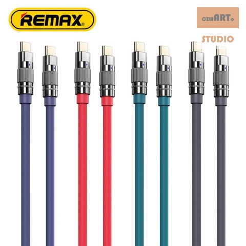 KABEL REMAX WEFON SERIES 100W ZINC ALLOY USB-C/USB-C RC-C055 GREY KABEL REMAX WEFON SERIES 100W ZINC ALLOY USB-C/USB-C RC-C055 GREY