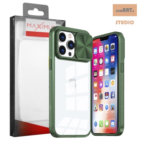 MX CAMSLIDER IPHONE 12 / 12 PRO (6.1) GREEN / ZIELONY MX CAMSLIDER IPHONE 12 / 12 PRO (6.1) GREEN / ZIELONY