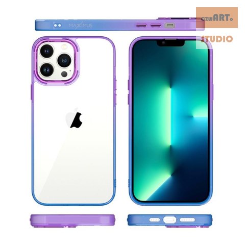 MX RAINBOW IPHONE 11 PRO (5.8) PURPLE-BLUE / FIOLETOWO-NIEBIESKI MX RAINBOW IPHONE 11 PRO (5.8) PURPLE-BLUE / FIOLETOWO-NIEBIESKI