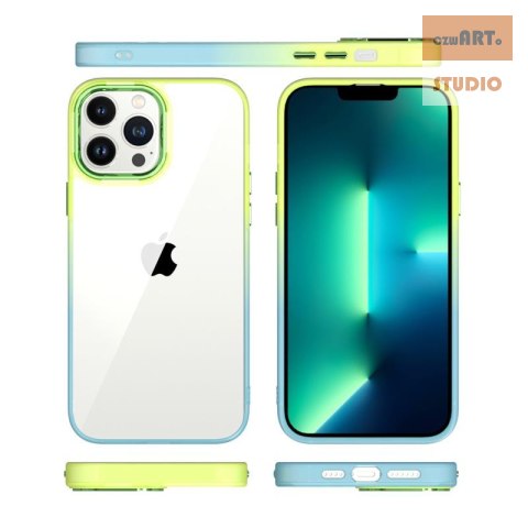 MX RAINBOW IPHONE 14 PLUS (6.7) LIME-BLUE / ZIELONO-NIEBIESKI MX RAINBOW IPHONE 14 PLUS (6.7) LIME-BLUE / ZIELONO-NIEBIESKI