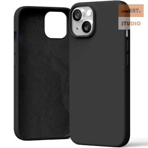 MERCURY SILICONE CASE IPHONE 15 (6.1), BLACK / CZARNY